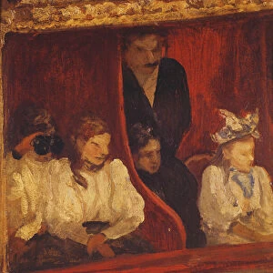 Box at the Opera-Comique, 1887 (oil on panel)