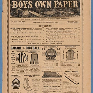 The Boys Own Paper, 1903 (print)