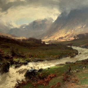 A Break in the Storm, Glen Lyon, Perthshire, Scotland, 1891-92 (oil on canvas)