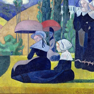 Breton Women in the Shade, 1892 (oil on canvas)