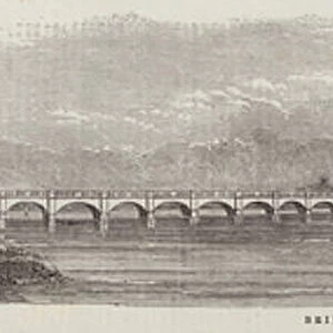 Bridge across the Cauvery, at Trichinopoly (engraving)