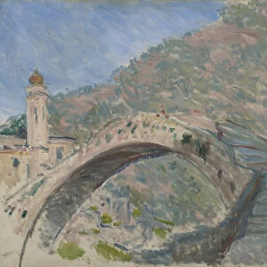Bridge at Dolceacqua, 1884 (oil on canvas)