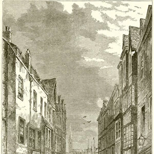 The Bridge-Foot, Southwark, in 1810 (engraving)