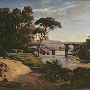 The Bridge at Narni, c. 1826-27 (oil on canvas)