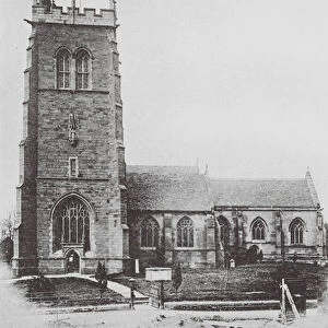 Bridgnorth: St Leonards Church (b / w photo)