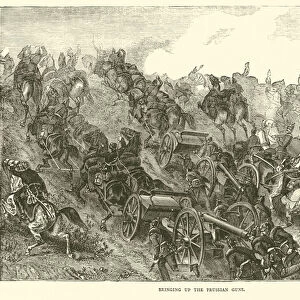 Bringing up the Prussian Guns, August 1870 (engraving)