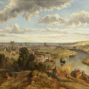 Bristol from Clifton Wood (oil on canvas)