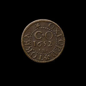 British 17th Century Token, 1652 (copper-based alloy)
