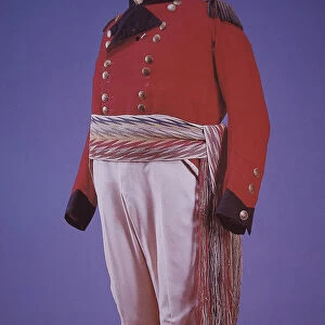 British Army uniform of Major General Isaac Brock, c. 1812