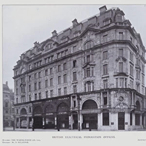 British Electrical Federation Offices (b / w photo)
