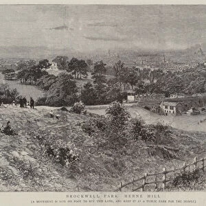 Brockwell Park Herne Hill (engraving)