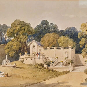 Bromley Hill, "Italian Villa", 1839 (Watercolour)