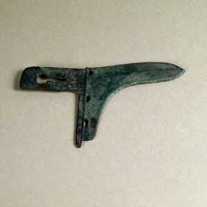 Bronze spear tip, Warring States period, 453-221 BC