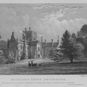 Buckland Abbey, Devonshire (engraving)