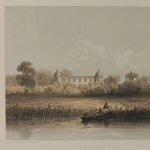 Budshur Bagh, Lucknow, 1858 circa (litho)