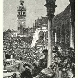 The Bull-Ring at Seville (engraving)