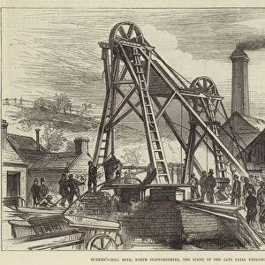 Bunker s-Hill Mine, North Staffordshire, the Scene of the late Fatal Explosion (engraving)