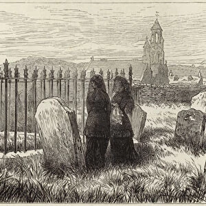 Burial place of Thomas Carlyle (engraving)
