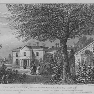 Bystock House, Withycombe-Raleigh, Devon (engraving)