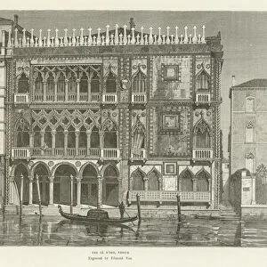 The Ca d Oro, Venice (engraving)