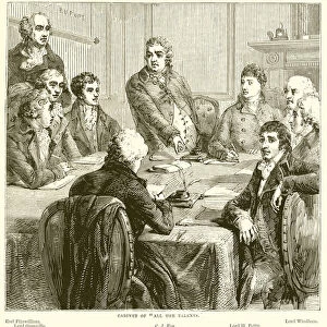 Cabinet of "All the Talents"(engraving)