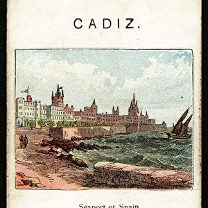 Cadiz (colour litho)