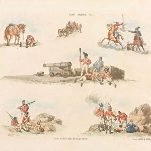Camp Scenes, 1803 (etching)