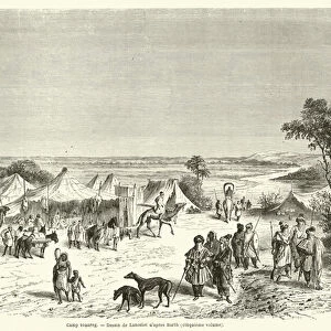 Camp touareg (engraving)