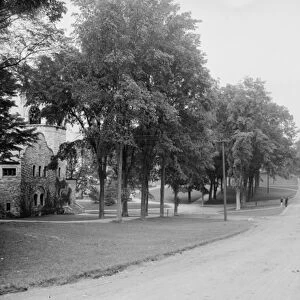 The Campus, Williams College, Williamstown, Massachusetts, c. 1904 (b / w photo)
