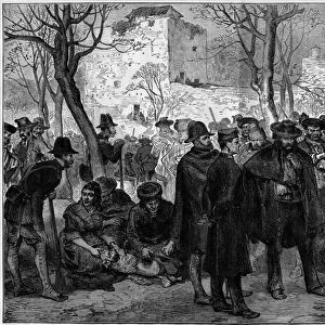 Third Carlist War (1872-1876): Carlist prisoners in the Alhambre of Granada