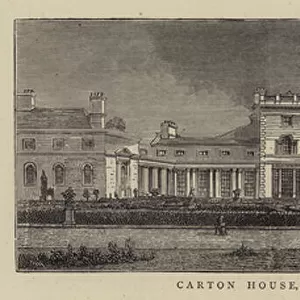 Carton House, Maynooth, Seat of the Late Duke (engraving)