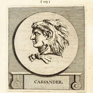 Cassander, king of the ancient kingdom of Macedon, 1743 (engraving)