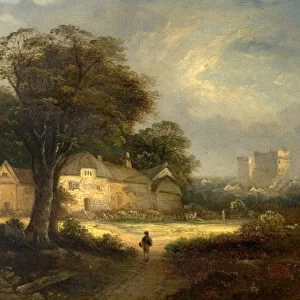Castle Ashby, Northamptonshire, 19th century (oil on canvas)