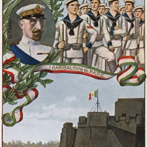 The castle of Tripoli on which the Italian marines raised the tricolore