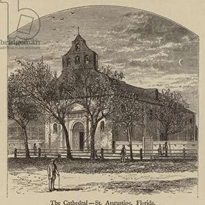 The Cathedral, St Augustine, Florida (engraving)