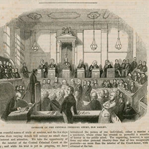 Central Criminal Court, Old Bailey (engraving)