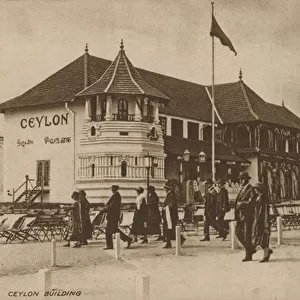 Ceylon Building (b / w photo)
