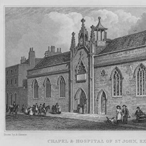 Chapel and Hospital of St John, Exeter (engraving)