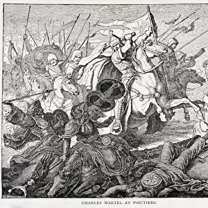 Charles Martel (c. 688-741) at Poictiers, from The History of France