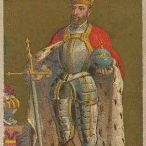 Charles V, Holy Roman Emperor (1500-1558) (chromolitho)