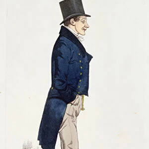 Charley the Principald Broker, 4th May 1822 (coloured etching)