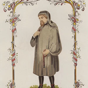 Chaucer (colour litho)