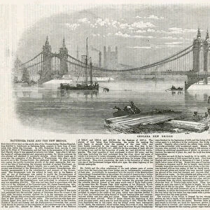 Chelsea Suspension Bridge (engraving)