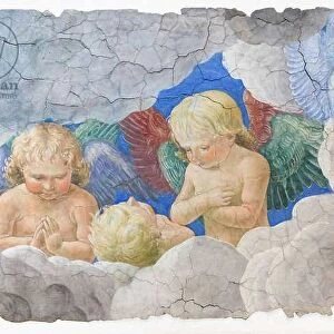 Cherubs, around 1480, (fresco)