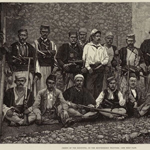 Chiefs of the Miridites, on the Montenegrin Frontier (engraving)