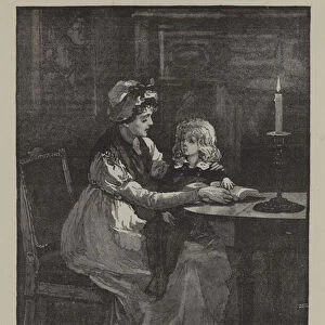 The childhood of the Earl of Shaftesbury (engraving)