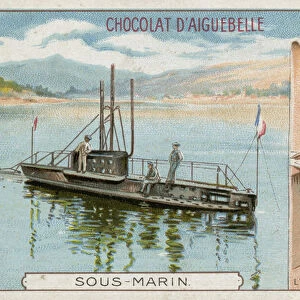 Chocolat d Aiguebelle trade card (chromolitho)