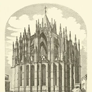 Choir of Cologne Cathedral (engraving)