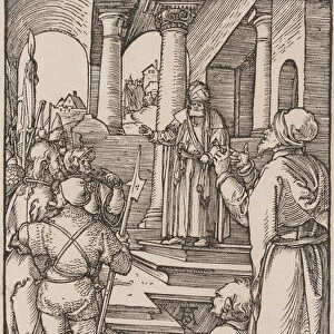 Christ before Annas, 1511 (woodcut)