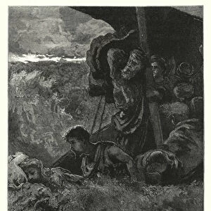 Christ asleep amid the Storm (engraving)